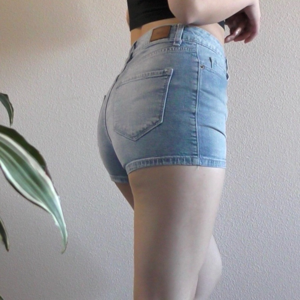 denim shorts
